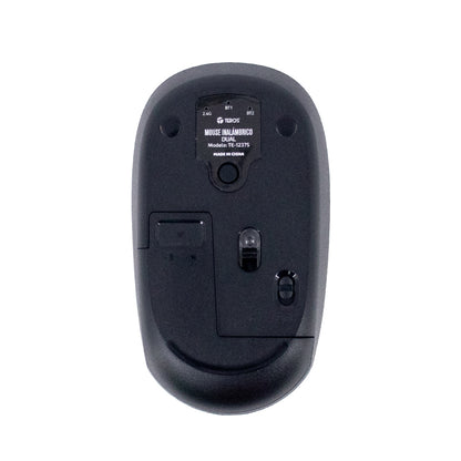 MOUSE WIRELESS TE1237 BLACK