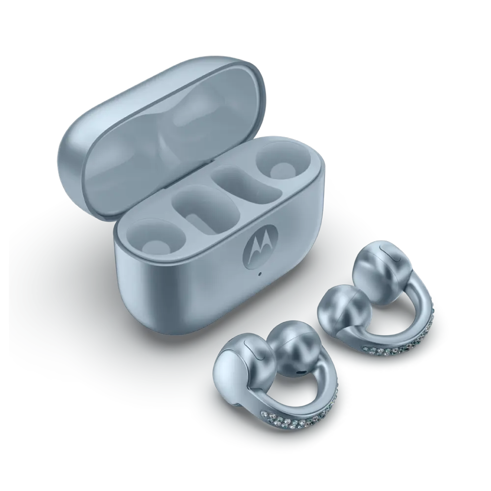 Motorola - Earphone - Wireless (Moto Buds Loop Ice Melt Swaro)