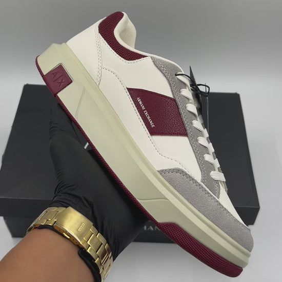 ARMANI EXCHANGE SNEAKERS WITH CONTRASTING INSERTS