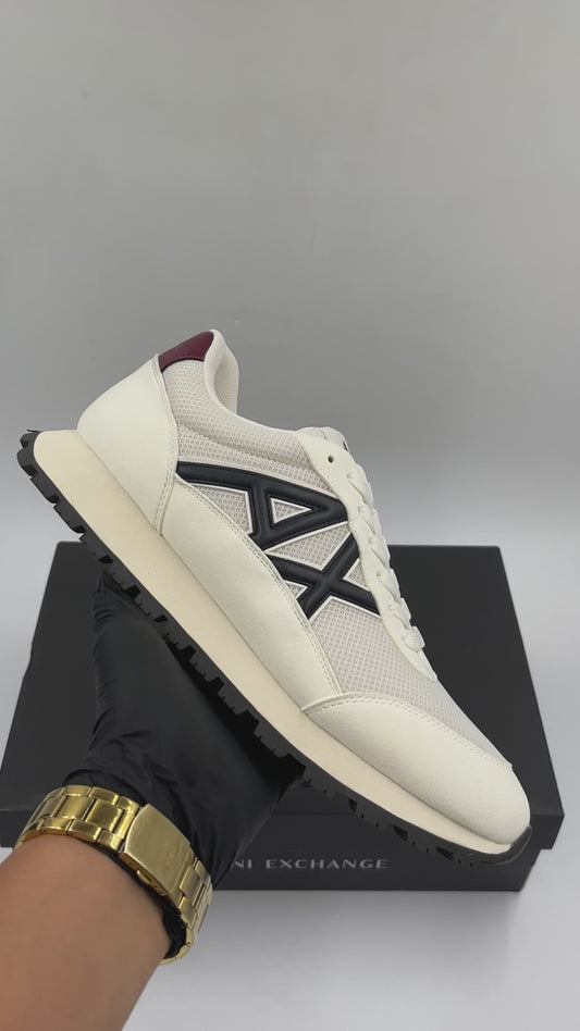 ARMANI EXCHANGE OFF WHITE DEEP NAVY