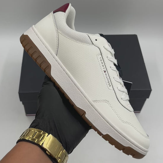 TOMMY HILFIGER Leather Mix Low-Top Sneaker
