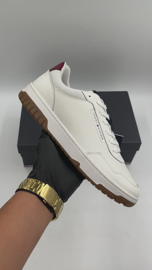 TOMMY HILFIGER Leather Mix Low-Top Sneaker
