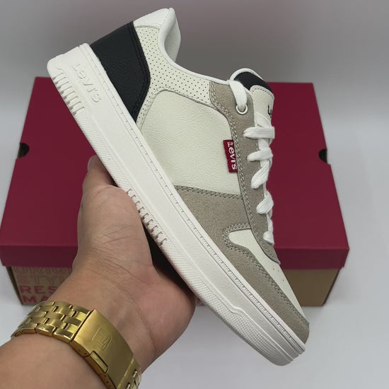LEVIS DRIVE LO 2 WHITE/SAND/BLAC