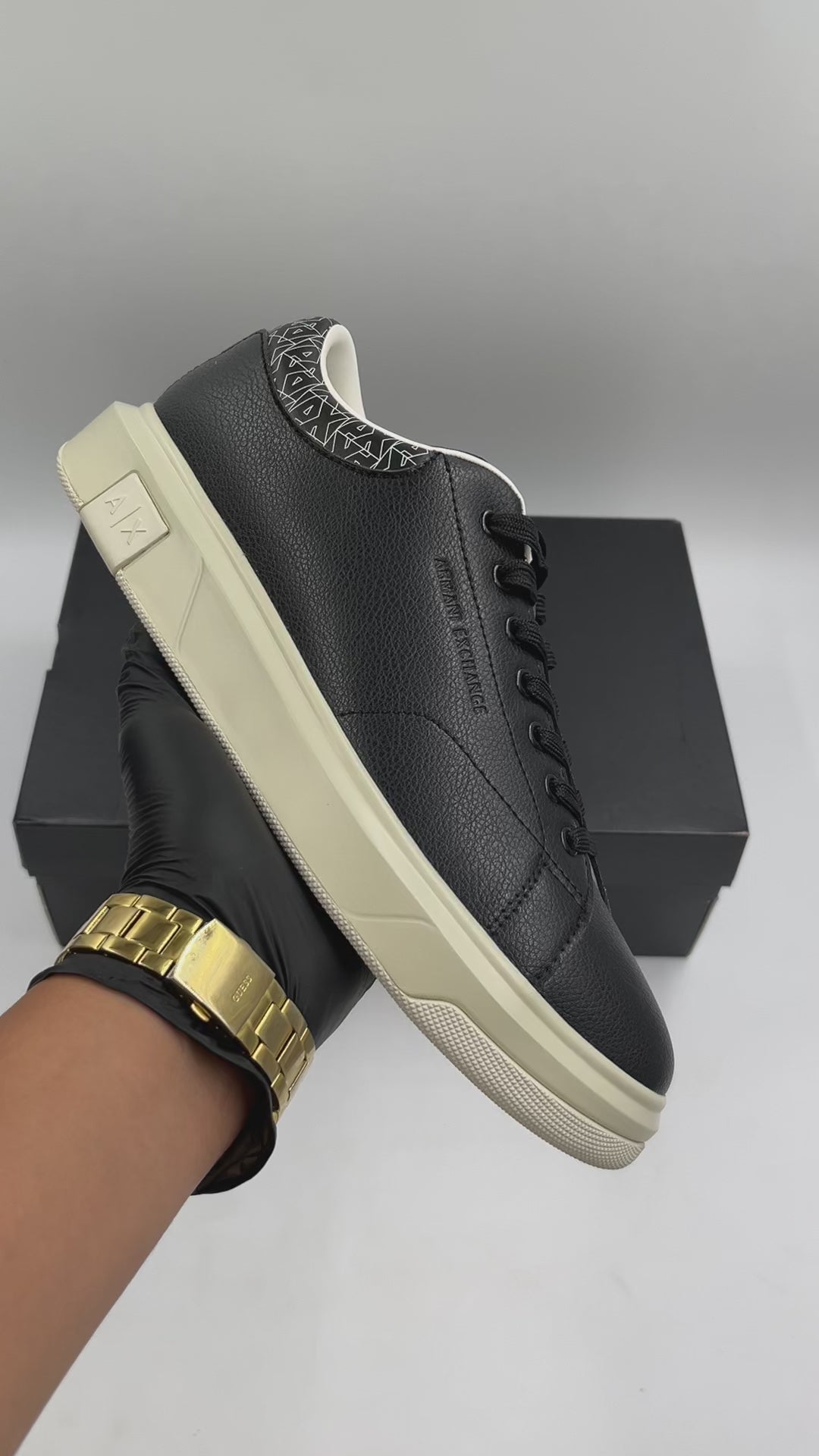 ARMANI EXCHANGE BLACK OFF WHITE