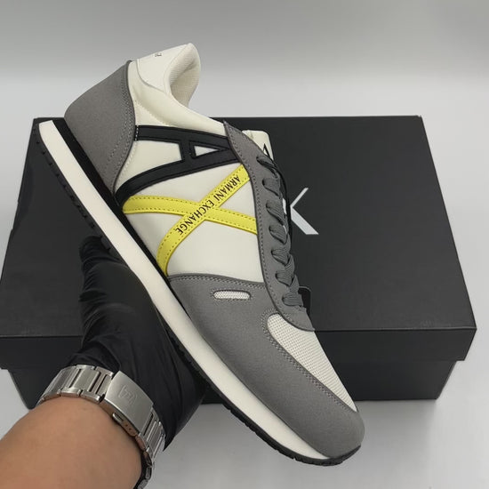 ARMANI EXCHANGE NEUTRAL GREY OFF WHT