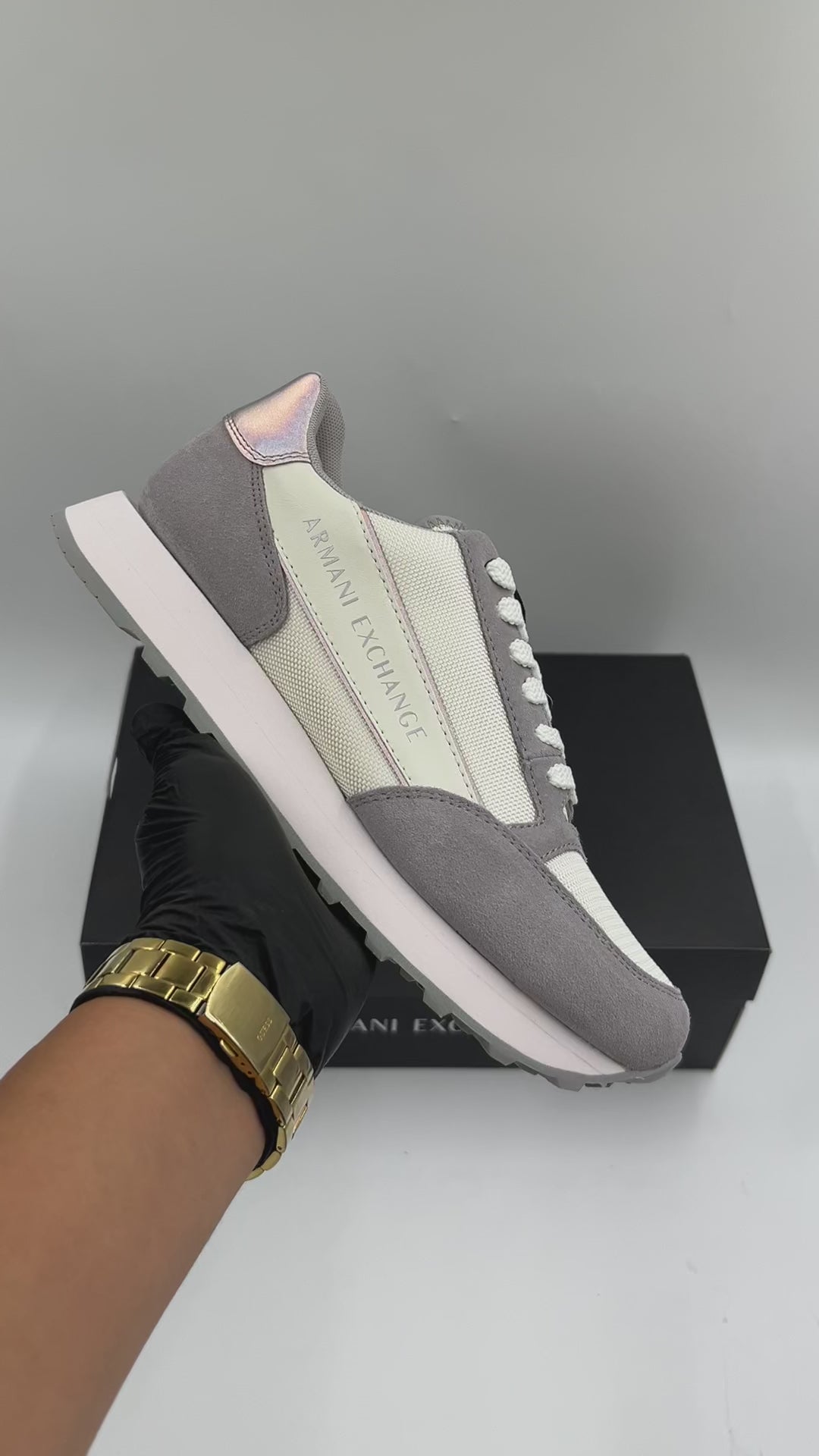 ARMANI EXCHANGE OFF WHT REF.SILVER - XUX083 XV263 A179