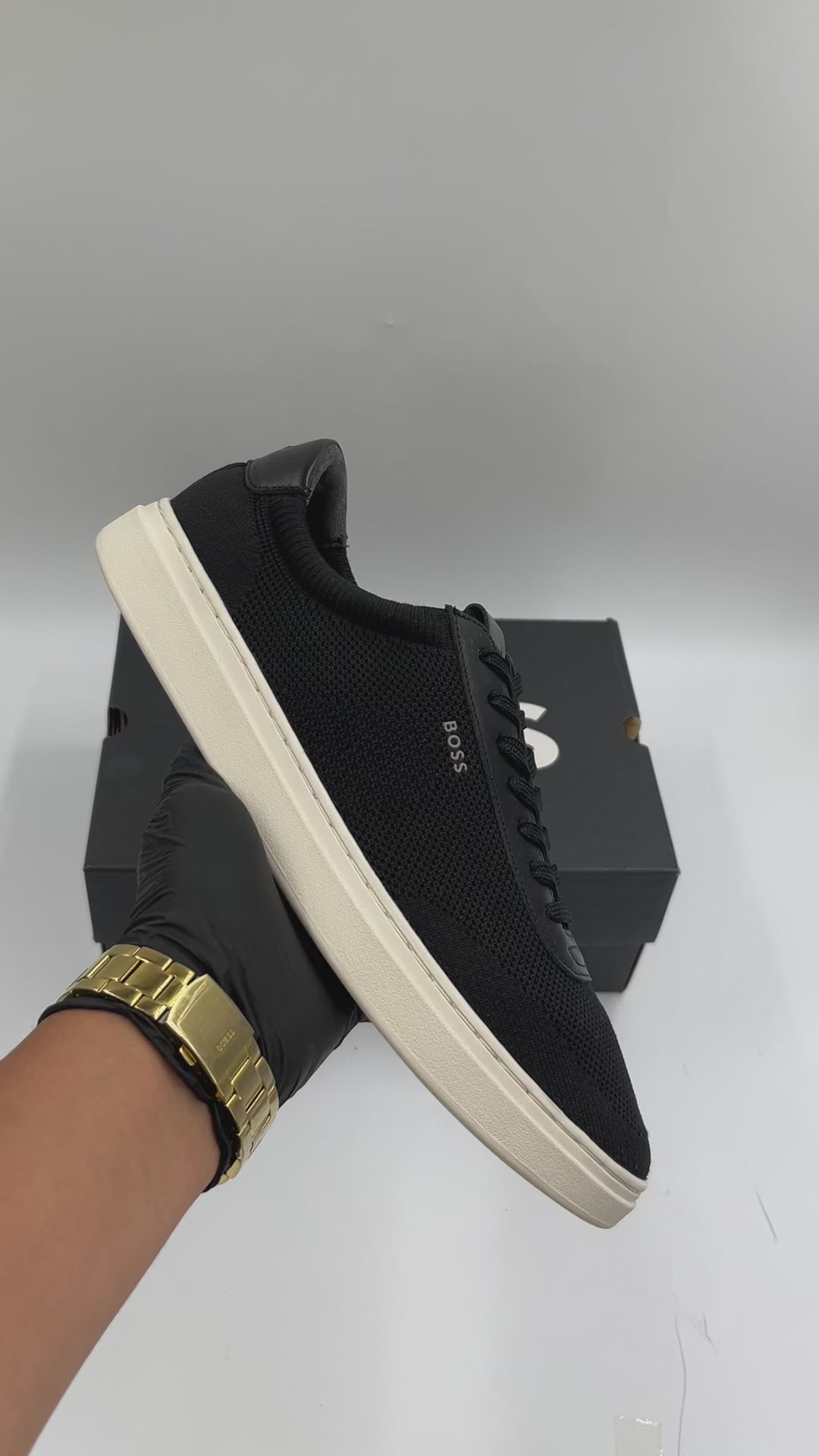 HUGO BOSS KIERAN TENN KNAL BLACK - 50563181 10271752 01 001