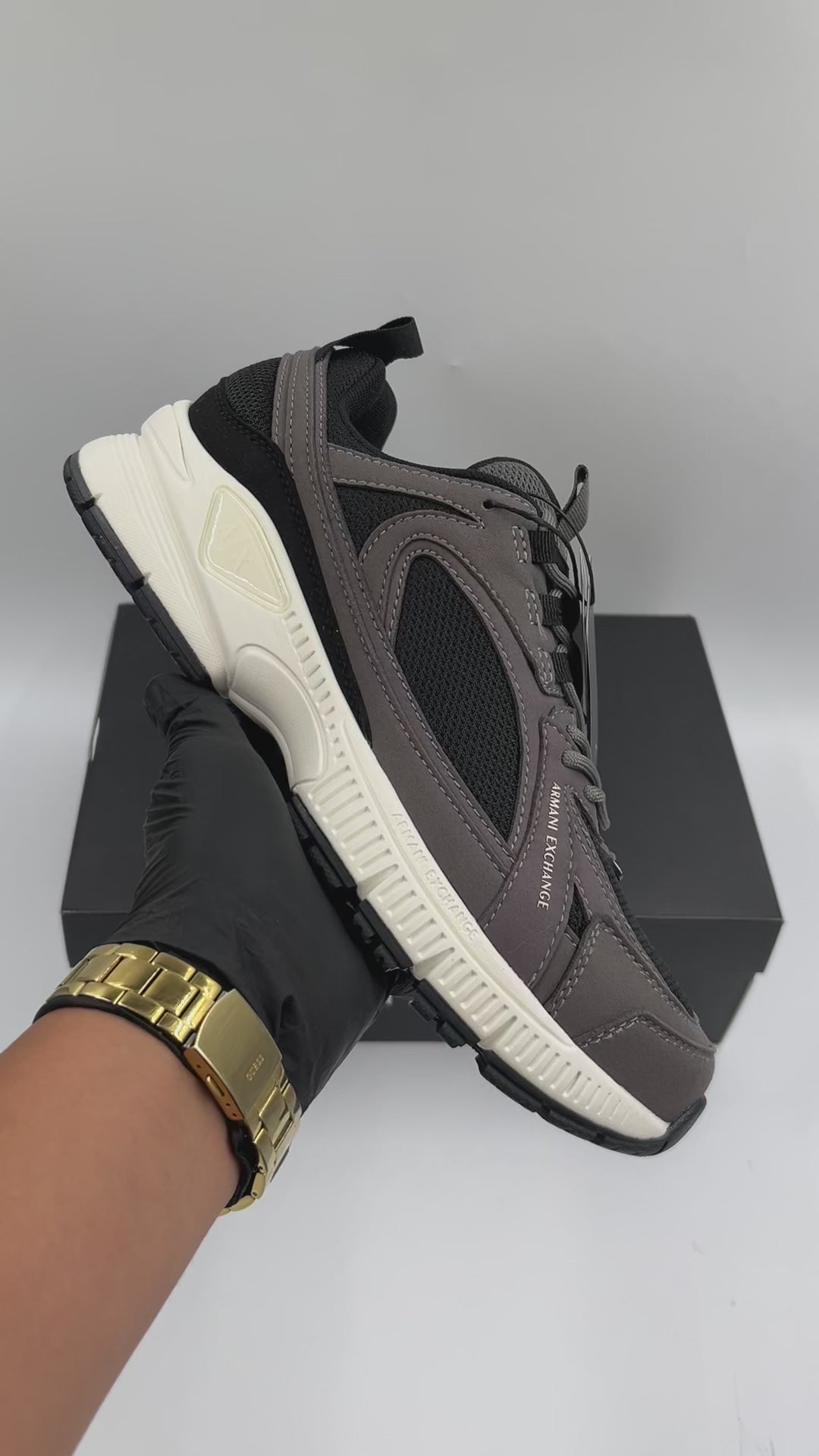 ARMANI EXCHANGE BLACK PAVEMENT - XM001690 AF17542 MC028