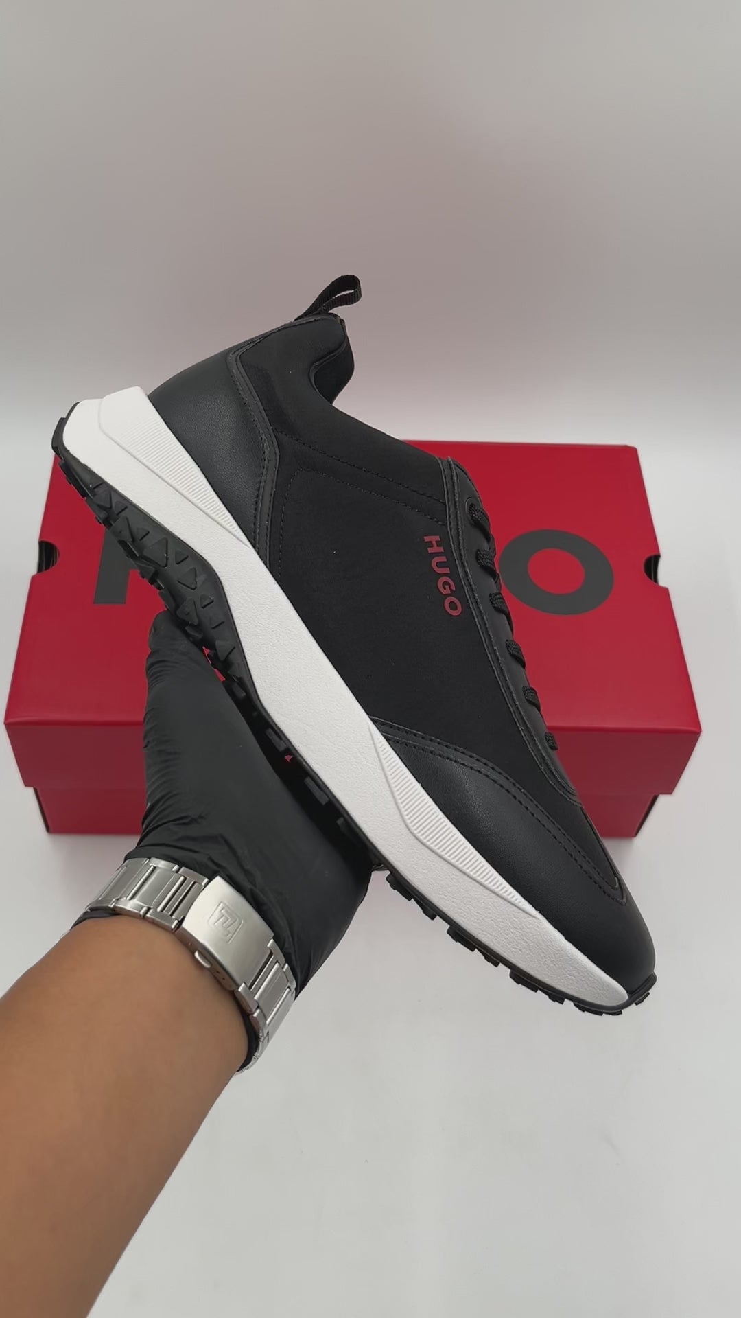 HUGO BOSS KANE RUNN PUNY G BLACK - 50544149 10271665 01 001