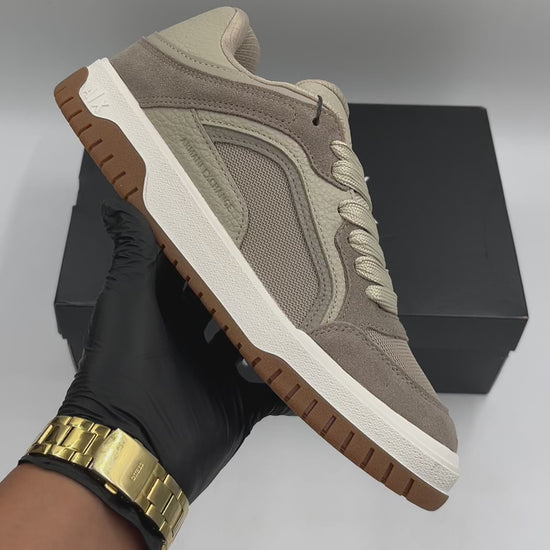 ARMANI EXCHANGE OVERSIZED SNEAKERS WITH CONTRASTING INSERTS