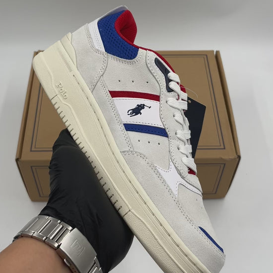 POLO RALPH LAUREN MASTR SP 125-SK-L TL BIANCO MUL SUEDE