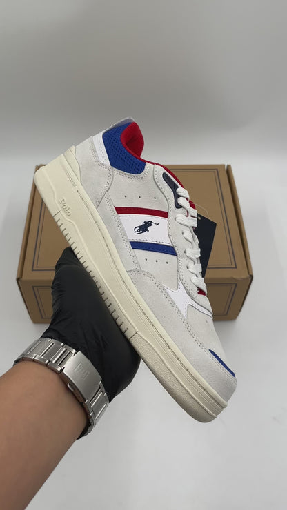 POLO RALPH LAUREN MASTR SP 125-SK-L TL BIANCO MUL SUEDE
