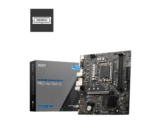 Motherboard Msi Pro H610m-g,chipset Intel H610, Lga1700, Matx