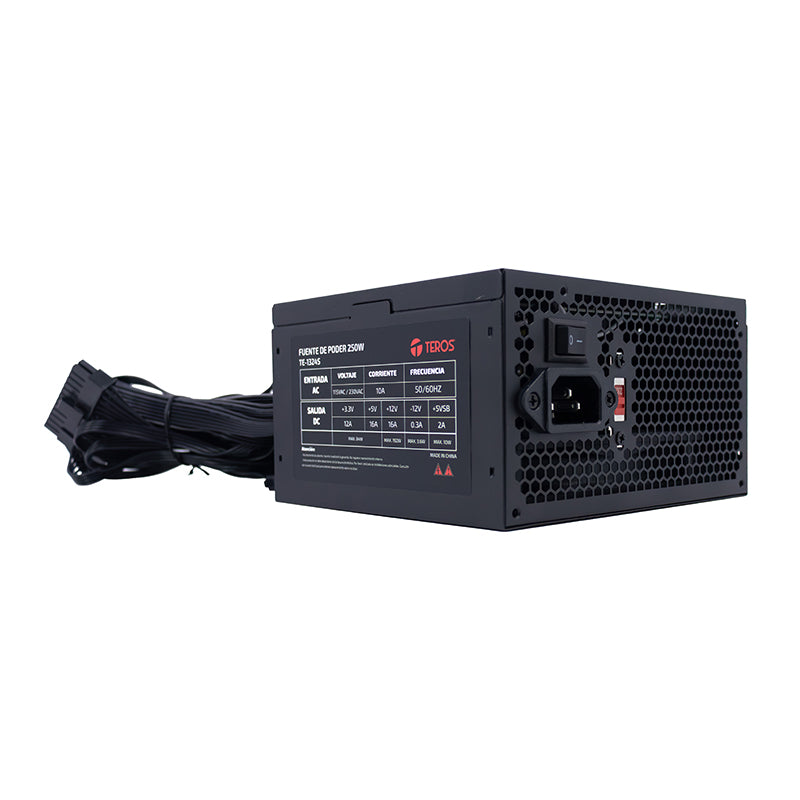 PSU STD ATX 250W TE1324 BK