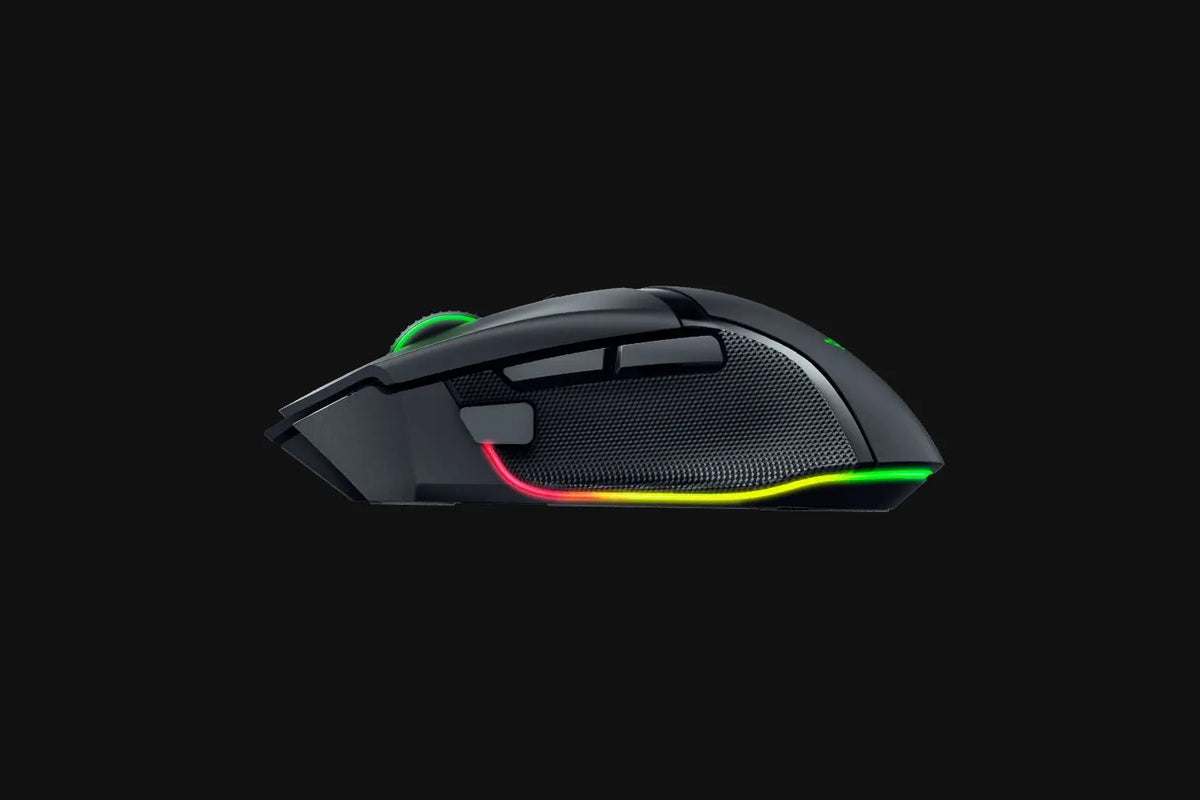 Razer Basilisk V3 pro - Ratón - ergonómico (diestro-óptico-11 botones-cableado, inalámbrico-Bluetooth, 2.4 GHz-receptor inalámbrico USB-negro)