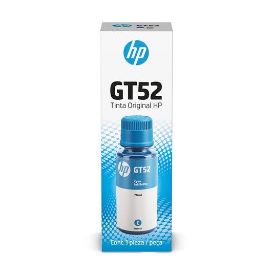 HP GT52 CYAN ORIGINAL INK BOTT