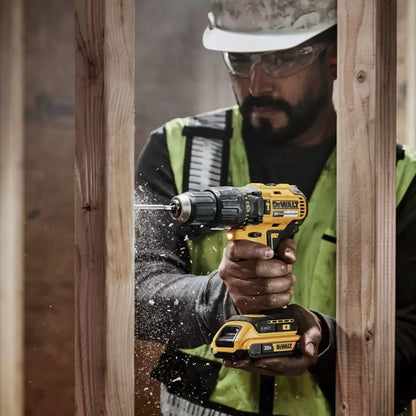Taladro Percutor DeWalt 20V MAX Brushless + 2 Baterías 2Ah + Cargador + Maletín (DCD7781D2)