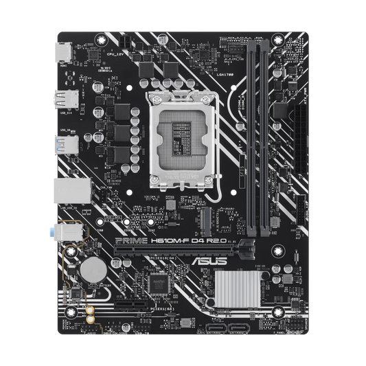 Motherboard Asus Prime H610m-f D4 R2.0, Chipset Intel H610, Lga1700, Micro-atx